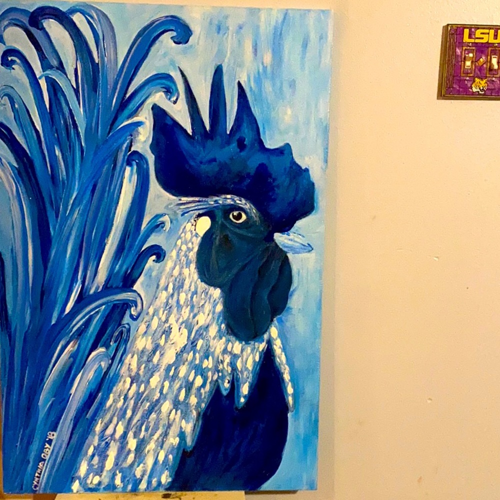 “The Blue Rooster”